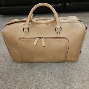 Leather Weekender Travel Bag